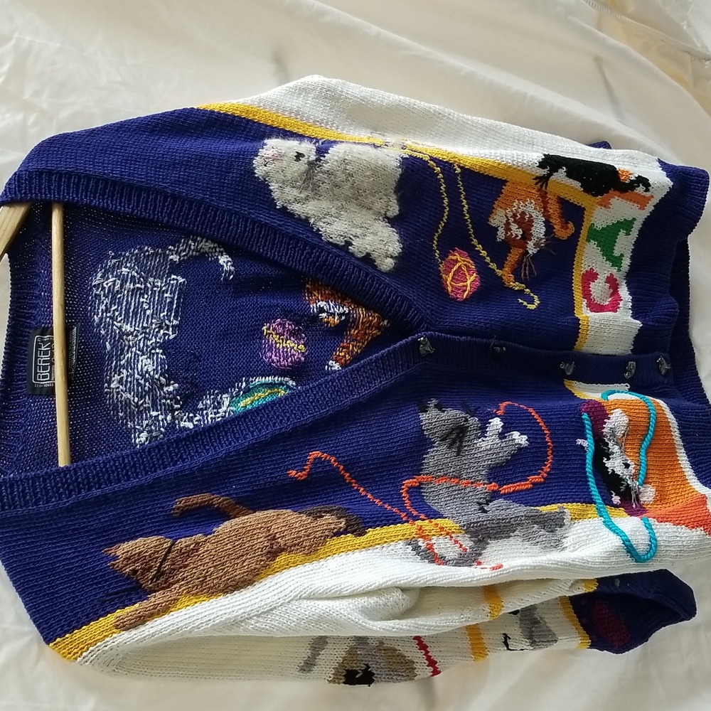 Berek cat themed sweater